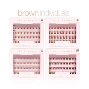 Tatti Lashes Brown Individual Clusters