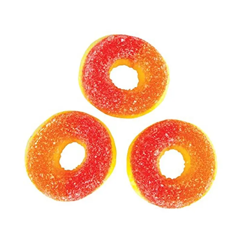 Sweetzone Peach Rings - Tub of 100 1