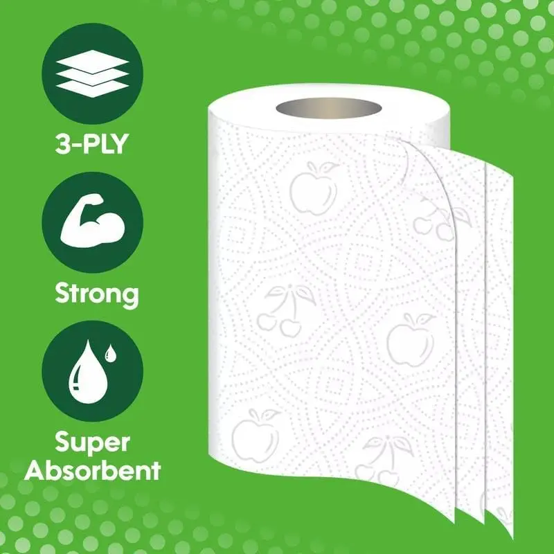 90 x Toilet rolls 3Ply, 18 x Kitchen Rolls, Luxury Quilted, Soft and gentle, Flushable Eco-friendly Disposable Sustainable, Family Sheets Wipes soft Bathroom Set Wipes Household 7
