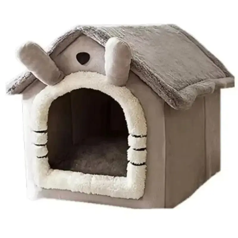 All Seasons Warm Washable Cat Dog House Indoor Soft Removable Cushion Pet Bed Kennel for Small Medium Pets Durable Pet Supplies 6