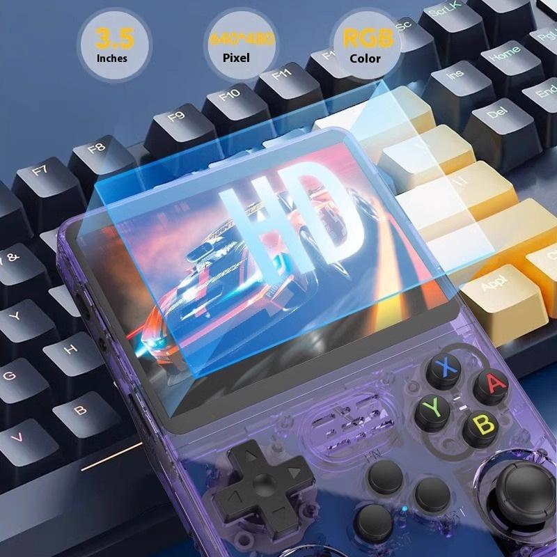 New R36S Open Source Handheld Game Console Portable Retro Arcade Game Nostalgic 3D Dual System Handheld Console 4