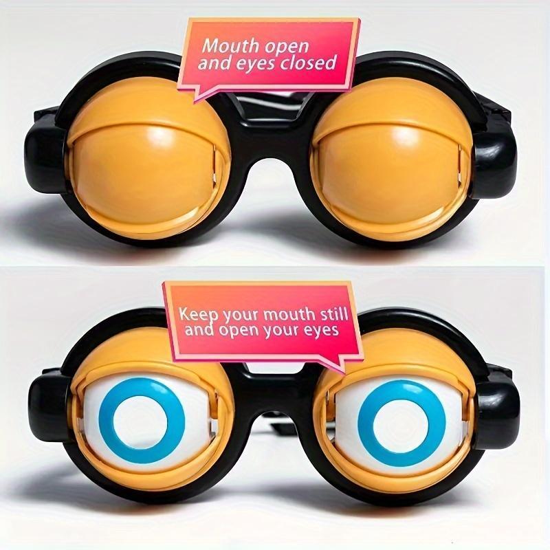 Crazy Eyes Glasses Toys Adult Party Supplies Like Fun Pranks Christmas Birthday Presents, Plastic Glasses Novelty Toys Easter Gift 3