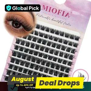 Individual False Eyelashes, 120pcs/box Natural Look Eyelash Extensions, Self Grafting Curl False Eyelashes, Eye Makeup Supplies, Curl Cluster Lashes, Eyelash Falsies, Lash Clusters Kit, Cosmetic, Lightweight Lash Extensions, Volume DIY Lash Cluster