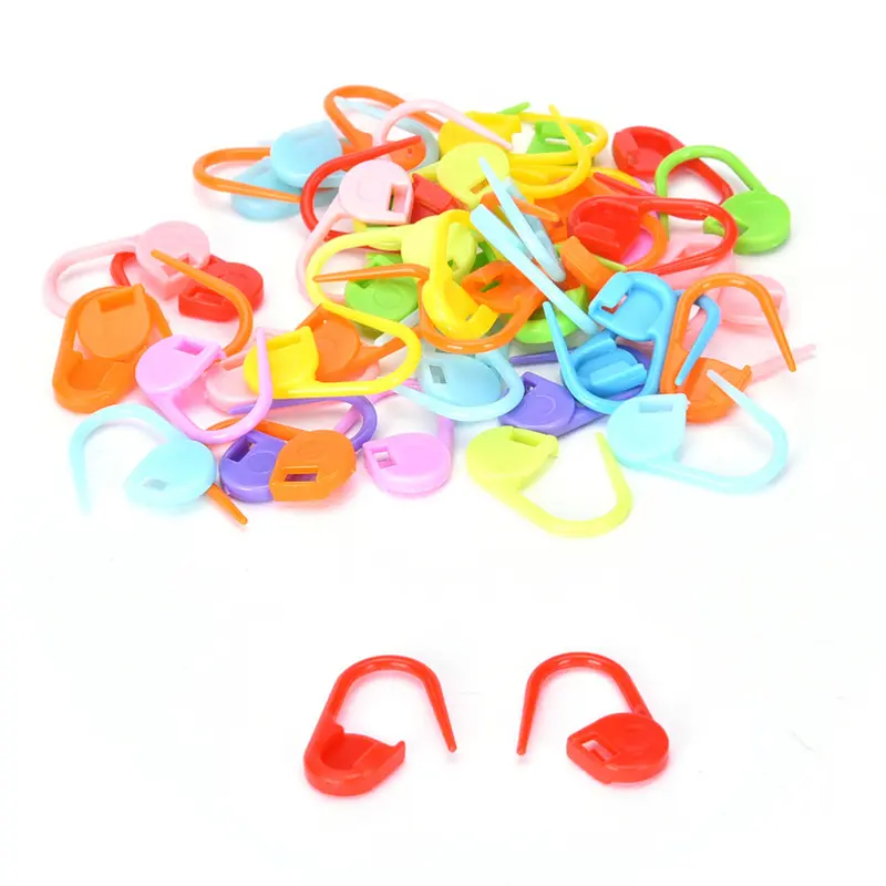 50-200Pcs Knitting Accessories Weave Crochet Locking Stitch Markers Tool 5