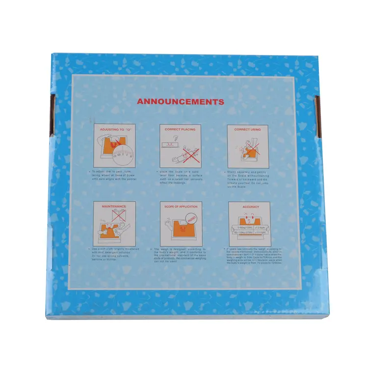 High Quality Mechanical Body Scale 130kg Body Weighing Mechanical Bathroom Scale 5