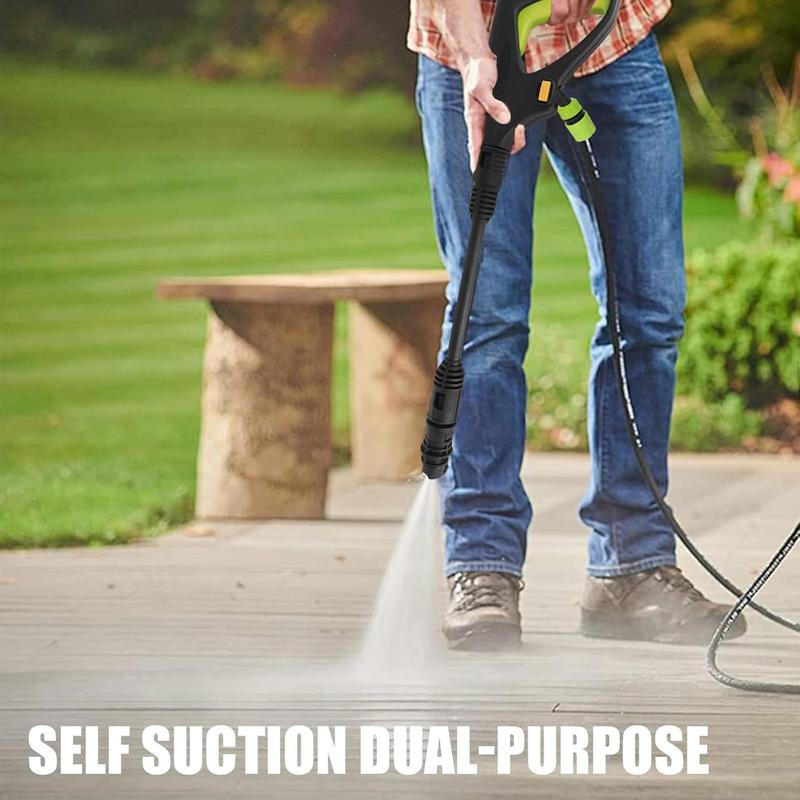 Product Introduction of Portable Pressure Washer High Power，Washer 3000W Electric Pressure Washer Machine 110Bar Car Cleaner Garden Washer with 5L/min flow rate，for Cleaning Terraces, Garden Furniture, Paths, Vehicles. 11