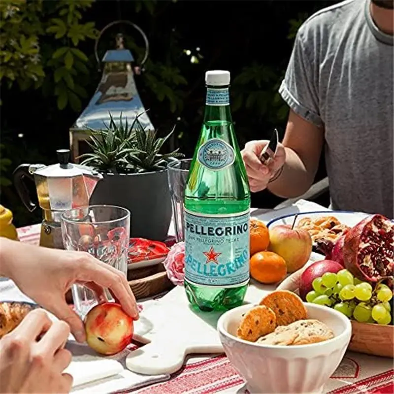 San Pellegrino Sparkling Natural Mineral Water 6x1L Bottles - Refreshing & Energizing Drink 3