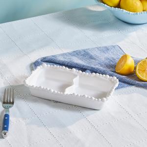 Karaca Perla Melamine Snack Bowl, 23cm, White