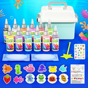DIY 3D Water Elf Toy, 1 Set DIY Magic Water Painting Toy, Fun Science Experiment Toy, Suitable for 3+, Birthday Gift
