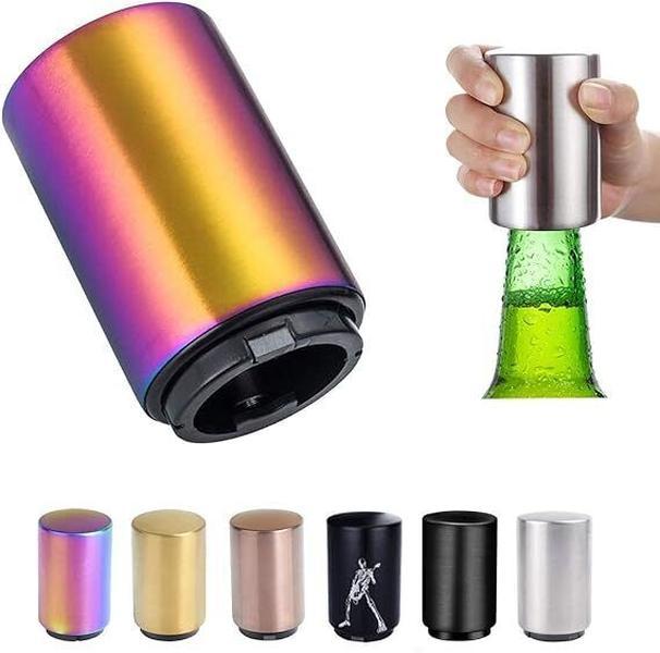 Beer Bottle Opener Push Down, Magnetic Ideal for Home, Travel or Holidays 0