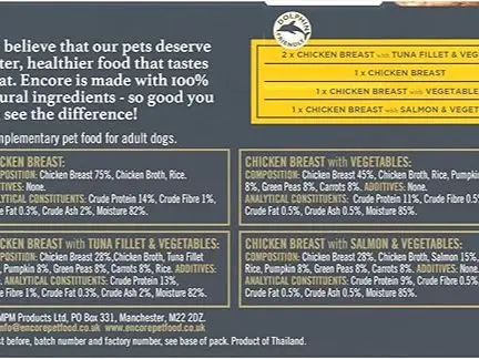 100 Percent Natural Adult Wet Dog Food, Chicken and Fish Selection Multipack in Broth 156g Tin (5 x 156g Tins) 4