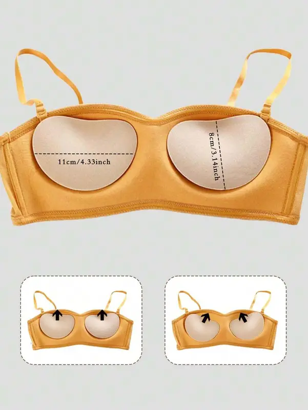 BikiniChest Pad Bikini Set Push Up Padded Bikinis Swimsuit Women Swimwear Women Thicker Breathable Sponge Bra Pad 3