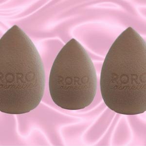 RORO Cosmetics 3 Piece Makeup Blending Sponge Set