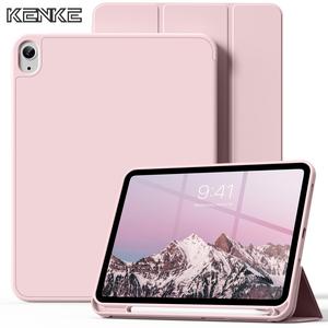 KENKE Soft Back Cover Case with Pen Slot, 1 Count Auto Sleep/Wake Tablet Protective Cover, Tablet Case for iPad 10.9 Inch iPad 10 Gen, Safety Casing, Durability, Tablet Accessories