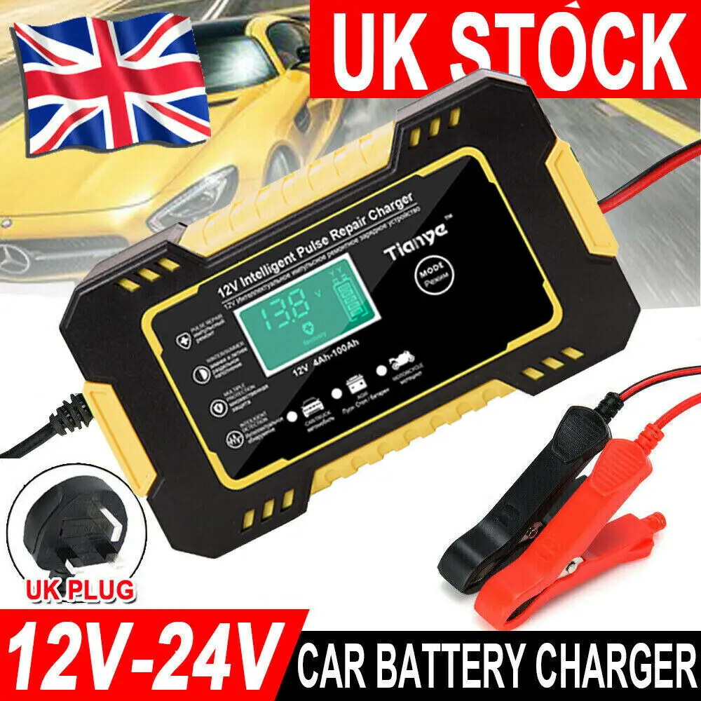 Car Jump Starter Portable 12V 24V Battery Charger Booster Emergency Power Bank