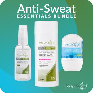 Summer Essentials BUNDLE with Neroli Bodywash - 3 Step Body Care Treatment - 50ml Antiperspirant Spray - 200ml Odour Control Bodywash – 48hr Roll-on Deodorant - by Perspi-Guard