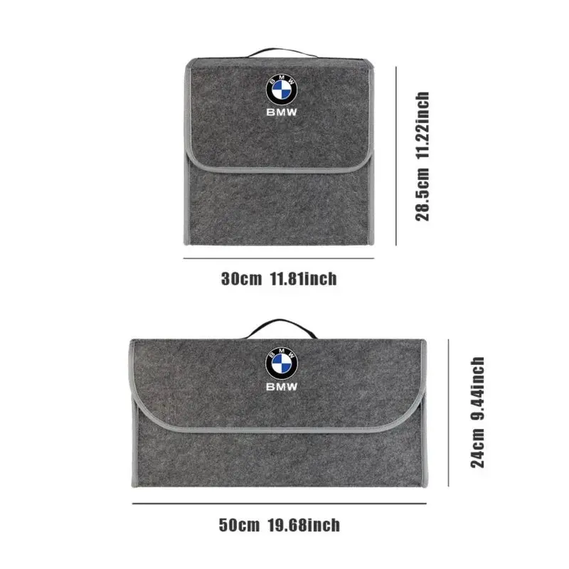 Car Trunk Stowing Tidying Large Capacity Storage Box Organizer Bag For BMW M Performance M3 M5 M6 F01 F20 F10 F13 F15 X5 F11 X3 1