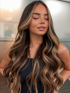 16-24 Inch Hair Extensions, Human Hair Tape in Hair Extensions, Natural Fluffy Hair Extensions for Women