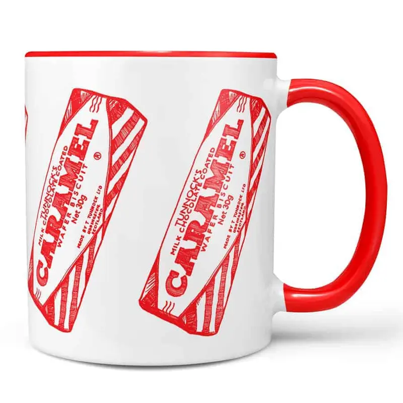 Caramel Wafer Repeat Chunky Mug 4