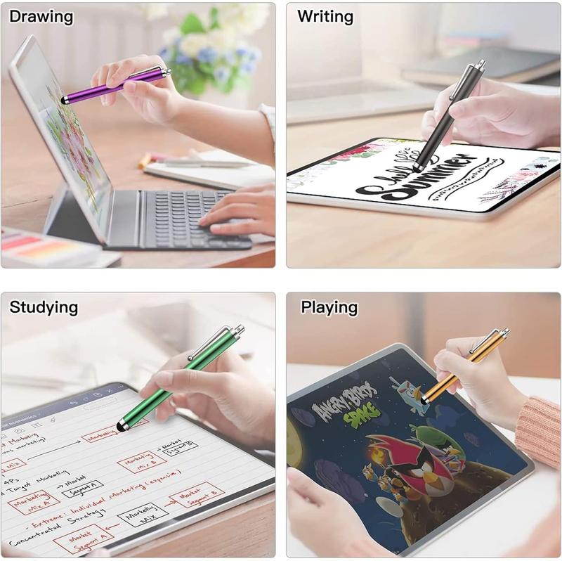 Product Introduction of Touch Screen Stylus Pen ,10 Counts Ultra Sensitive and Precision Writing and Drawing Pen  Tablet And computer Accessories Compatible with ipad Samsung Galaxy 6