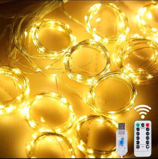 Product Introduction of 3m x 3m LED Curtain Lights - White or Warm White with Adjustable Settings for Weddings, Home Décor, Festivals & Parties 23