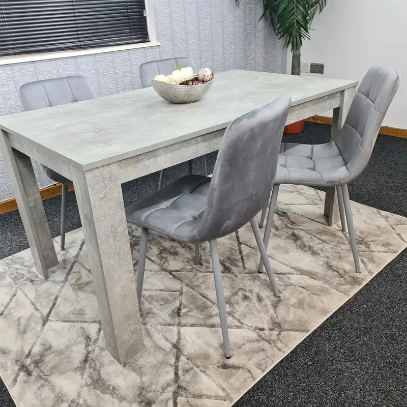 Dining Table Set with 4 Chairs Dining Room and Kitchen table set of 4 4