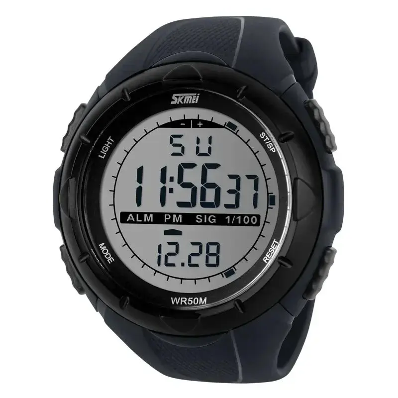 Men’s Digital Military Sports Watch – Waterproof, Shock-Resistant Outdoor Wristwatch with Alarm & Backlight 2