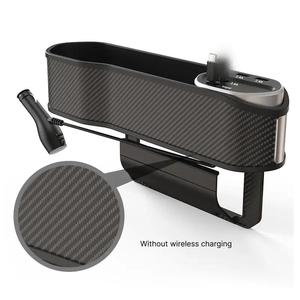 2 In 1 Car Charger Storage Box, Seat Filler Organizer with Dual USB Output, Car Interior Supplies for Daily Use