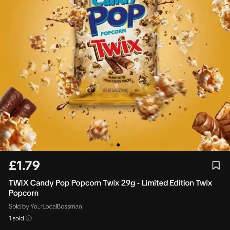 TWIX Candy Pop Popcorn Twix 29g - Limited Edition Twix popcorn 2