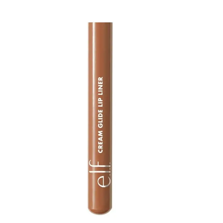 e.l.f. Cream Glide Lip Liner, Shape & Sculpt Lips, High-Pigment Pencil, Semi-Matte Finish, Vegan & Cruelty-Free, Baddest Beige Eyeliner Lipliner Makeup 4