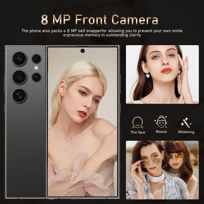 KUH 6.8 Inch Android S24 Ultra Smartphone.3GBRAM & 64GB ROM Smartphone with Pen,4G DualCard Function Mobile Phone, LongEndurancePhonE, Gift, Present 2