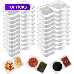 Condiment Container, 10/20/30/40pcs Reusable Snack Serving Container with Lid, Plastic Sauce Container, Food Storage Containers, Condiment Container for Take-out Condiments, Kitchen #TOP PICKS