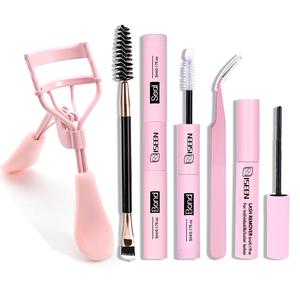 Eyelash Extension Tool Kit, Including Eyelash Bond and Seal, Eyelash Bond Glue, Remover, Curler, Brush, Tweezers for DIY Eyelash Use, Gentle Eye Makeup Tools, DIY Eyelash Extensions, Cosmetic Set