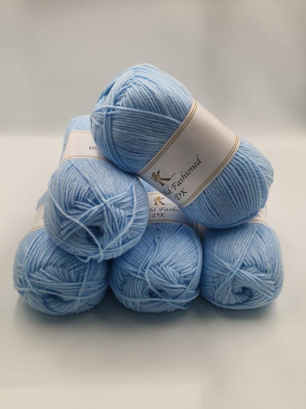 Product Introduction of Good Old Fashioned DK - 5 x 100g - 280 meters balls - 100% Acrylic 41 colours knitting crochet yarn 11