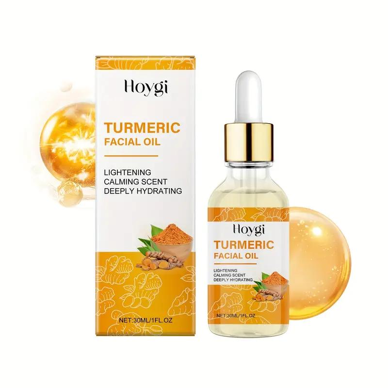 Turmeric Facial Essential Oil, Suitable for Dry Light Beige, Both Men and Women. Moisturizing Facial Essential Oil, lightening calming scent  30ml/1fl.oz Skin Repair Hydrate Moisture Hydrating 6
