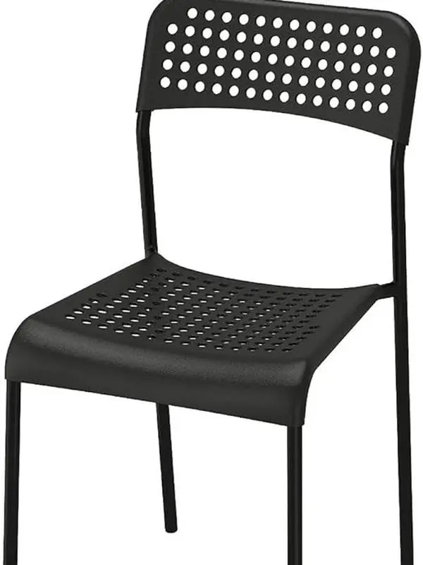 ADDE Chair, home use and meets the requirements for durability and safety, (Black, 1)