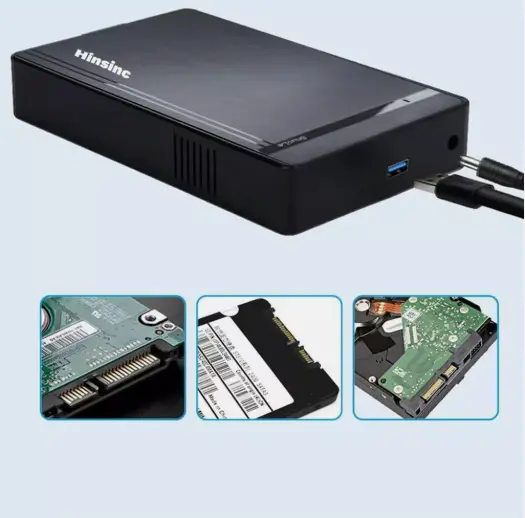 18TB USB3.0 2.5" 3.5" SATA HDD External Hard Drive Disk Enclosure Case UK 3