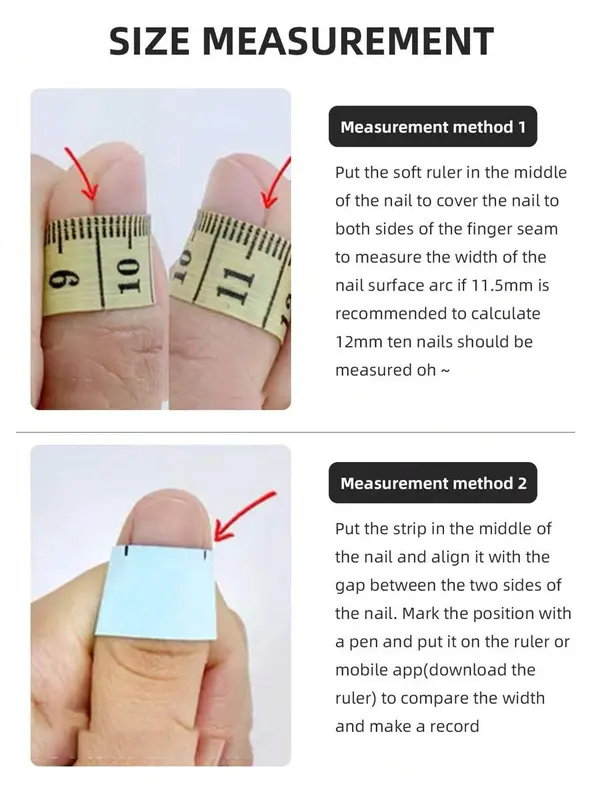 10pcs Gothic Cat Eye Press-On Nails | Coffin Shape with Crystal Tips & Rhinestones | Gel & File Included 3