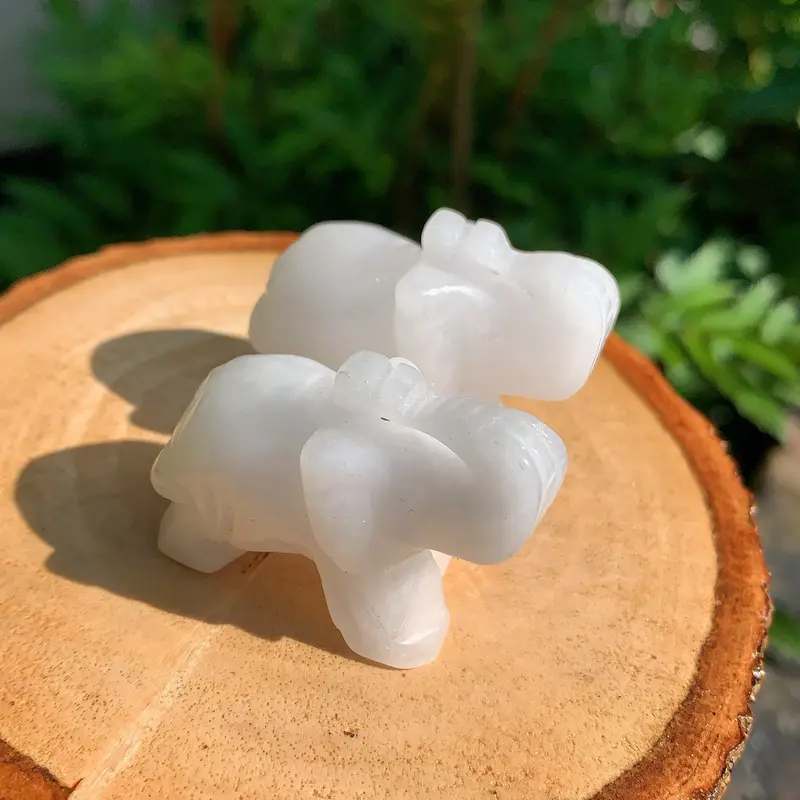 White Jade Elephant 3