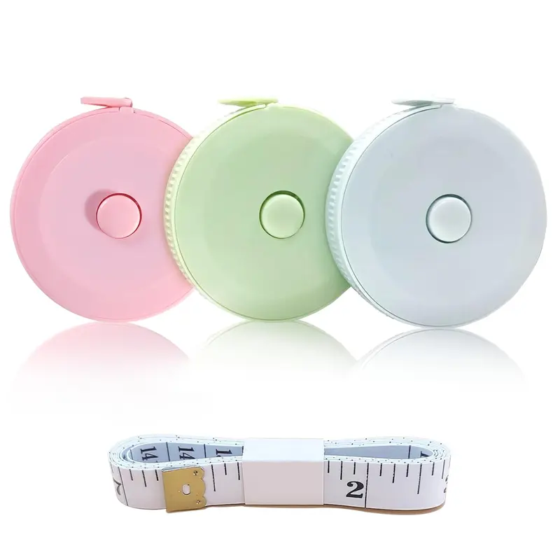 Retractable Measuring Tape Sided Flexible Ruler For For Body Measurements Craft Fabric Cloth Tailor Sewing Weight Loss 7