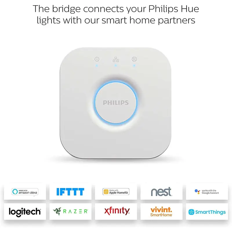 Philips Hue Bridge | Smart Lighting Control Hub for Hue Systems 3