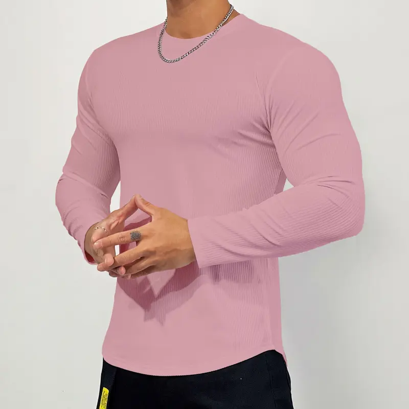 Fitness Muscle Men's Training Long Sleeve T-Shirt for Bodybuilding 3