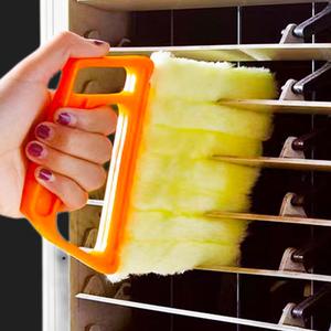 Multifunctional Cleaning Brush, 1 Piece Handheld Window Blind Cleaning Duster, Cleaning Tool for Kitchen Bathroom Car Office