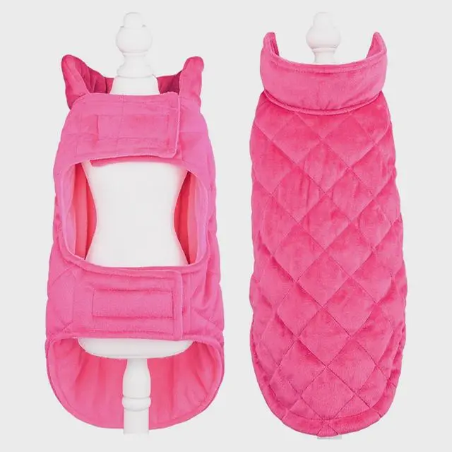 Waterproof Dog Jacket for Small & Large Dogs - Warm Winter Vest in Solid Pattern 7