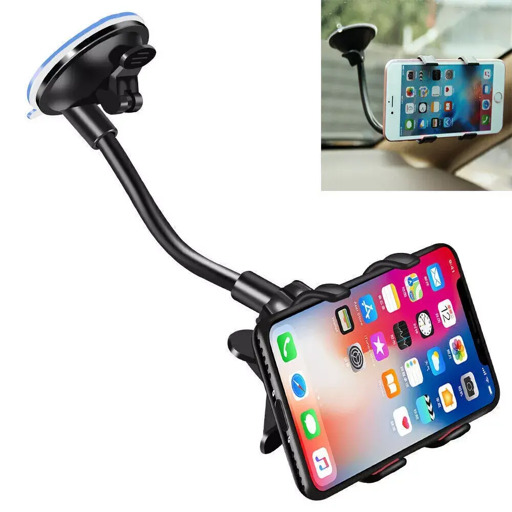 360 ° Rotatable In Car Suction Phone Holder Dashboard Windscreen Mount Universal Smartphone Cellphone Stand