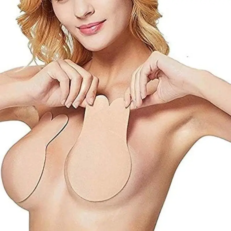 Women's Strapless Nipple Covers Backless Bra with Self Adhesive Silicone Invisible Bra for Girls and Women - Womenswear, Comfort Comfortable Cute Evening Formal Gowns Outfits