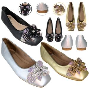 WOMENS LADIES GIRLS DIAMANTES DOLLY FLAT PUMPS SHOES FLOWER DESIGN SLIP ONS VIRAL FLAT SOLE FOOTWEAR SQUARE TOE SOFT COZY SUMMER SANDALS TRENDING STYLISH PARTY EVENING CASUAL OUTDOOR FLATFORM HOLIDAY SANDAL SHOES TRAVEL FYP COMFORT SLIPPERS SZ 3 4 5 6 7 8