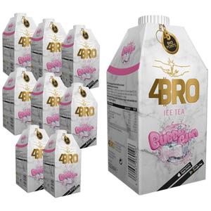 4BRO Ice Tea Bubble Gum 500ml (Pack of 8)