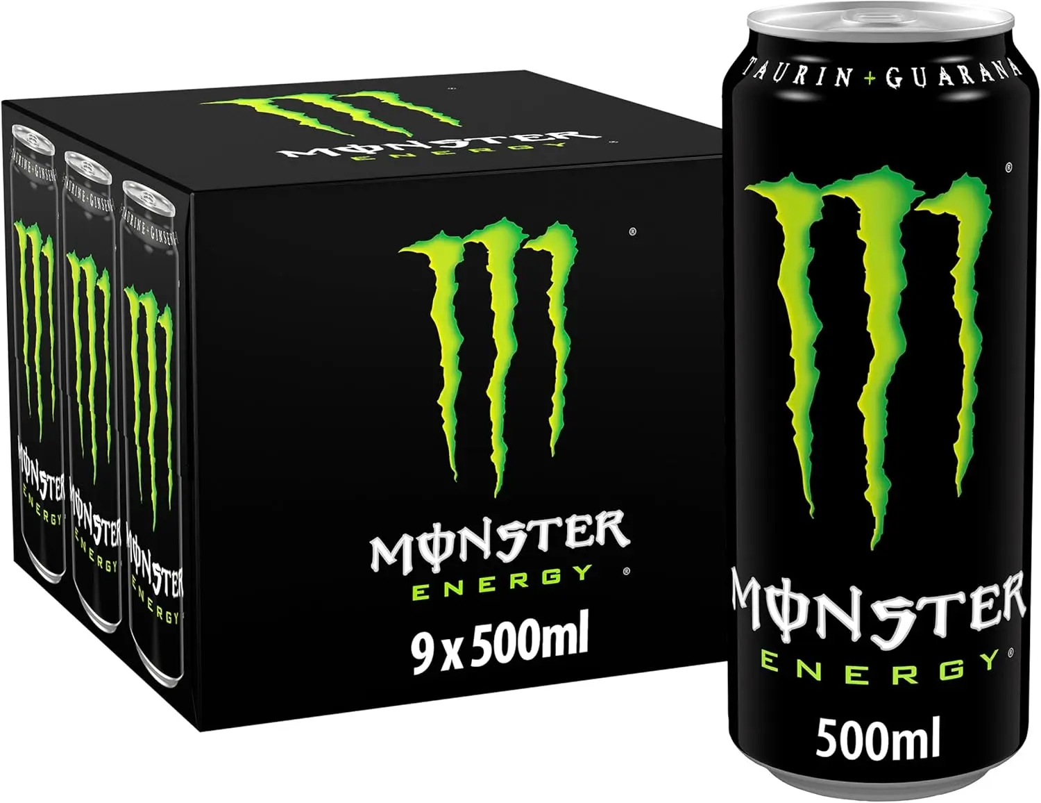 Monster Ultra Energy Drink, 9 x 500 ml - Sports & Energy Drink