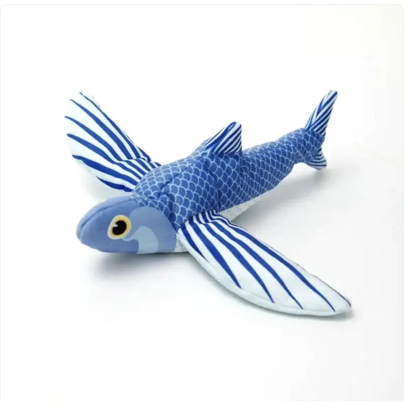 Interactive Plush Pet Toy - Sound & Motion Jumping Fish or Flapping Bird 2